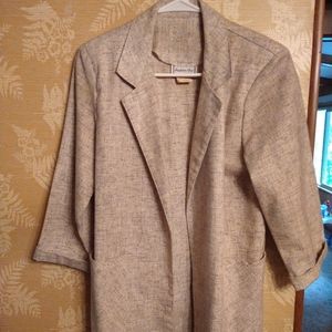 Fashion Doo vintage grey tweed blazer